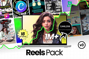 Viral Instagram Reels Templates v3, a Social Media Template by Virall (Thumbnail 1 of 11)