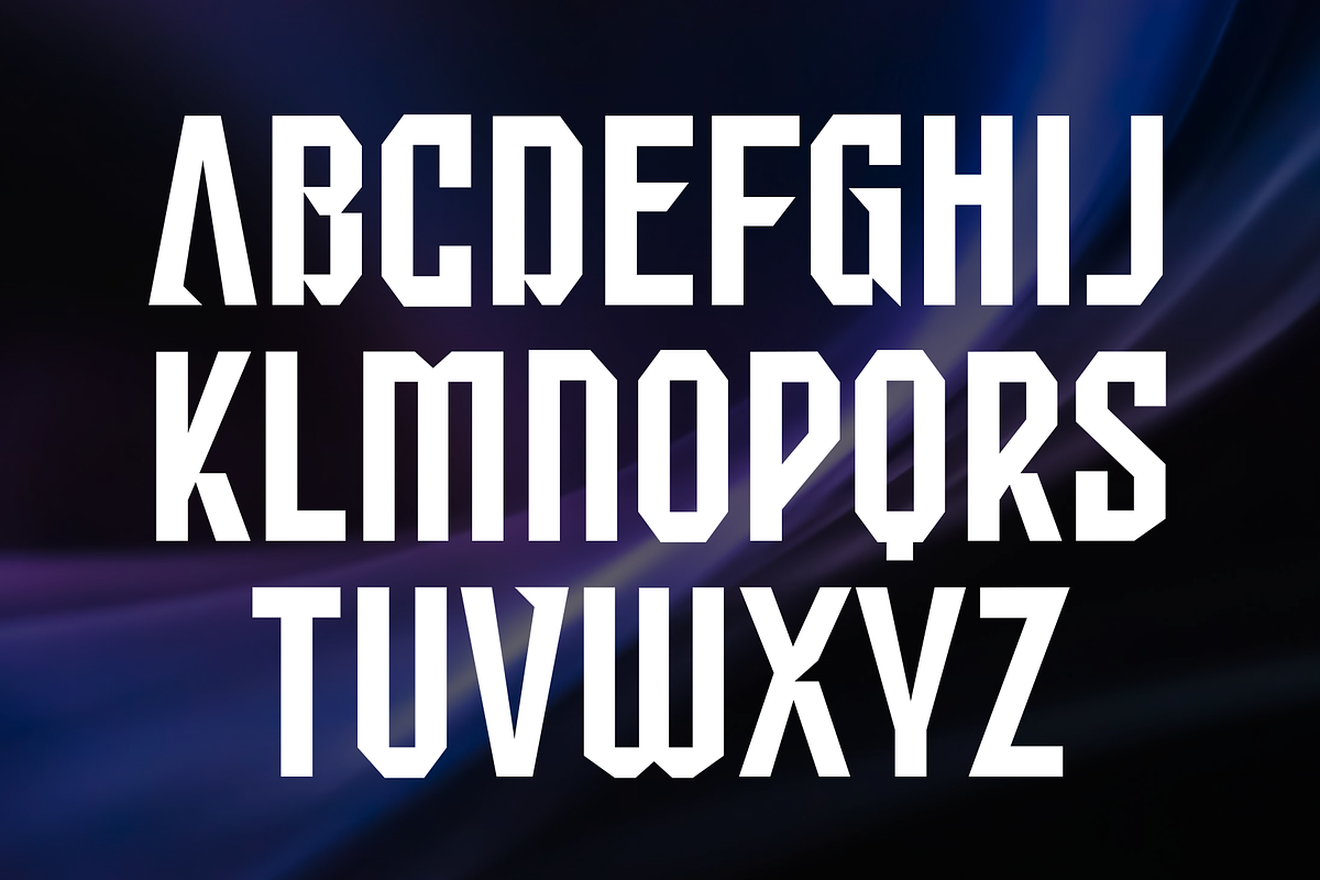 Isagi Blue- Futuristic Typeface, a Font by Lurinzu Studios (Photo 2 of 10)