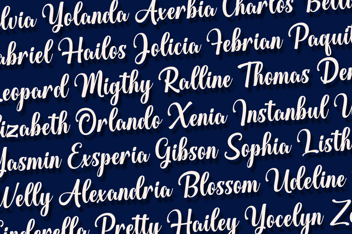 Stallone - Elegant A Script Font, a Script Font by Suza Studio (Photo 8 of 9)