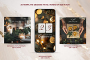 Bright Christmas Instagram Templates, a Social Media Template by InstaDesignPro (Thumbnail 2 of 10)