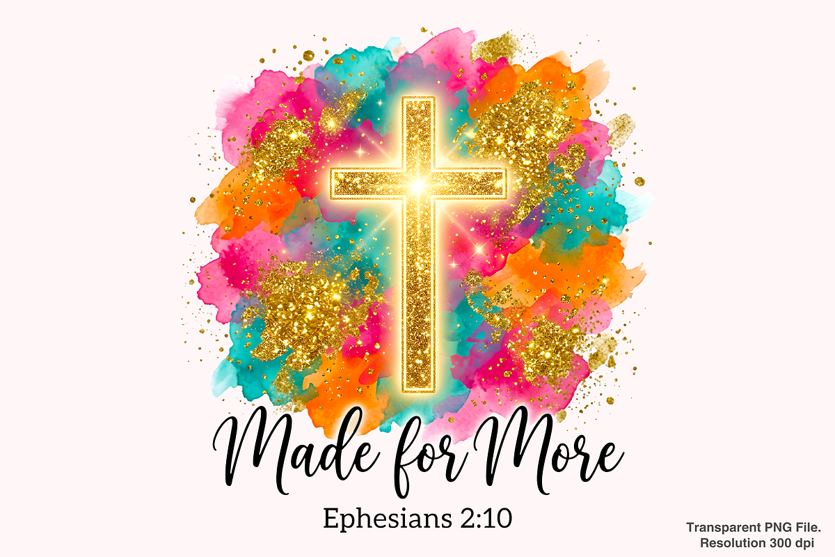 Made for More Christian Bible PNG, a Graphic by Clipart Bloom (Photo 3 of 3)