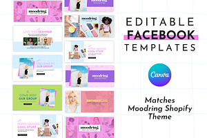 Facebook Template Bold Canva