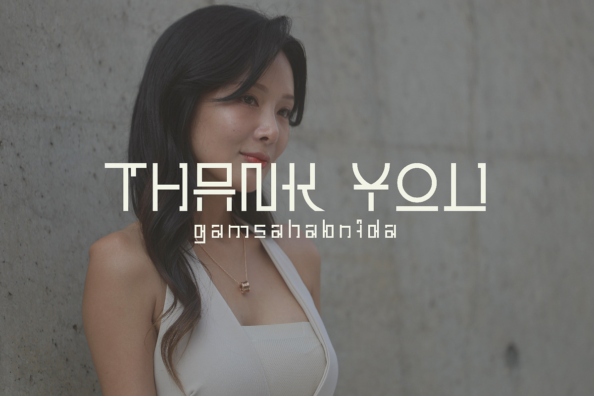 BOREA - Korean Style Typeface, a Sans Serif Font by Boril Std (Photo 12 of 12)