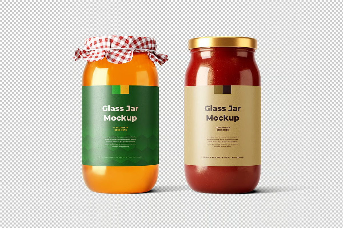 Glass Jar Mockup, a Product Mockup by zpackcreative (Photo 4 of 5)