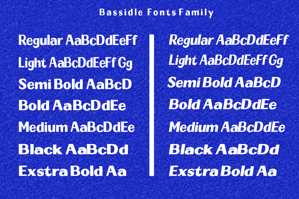 Bassidle, a Sans Serif Font by josstype (Photo 10 of 10)