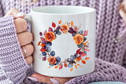Autumn Bridal Tea Party Clipart, an Illustration by Rose Art (Thumbnail 7 of 7)