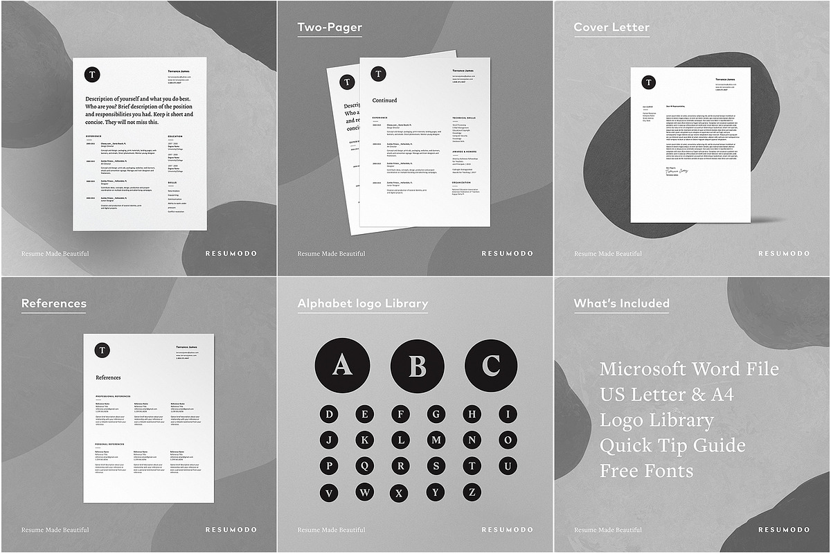 Opus | Modern Resume Template / CV, a Resume Template by Resumodo (Photo 7 of 8)