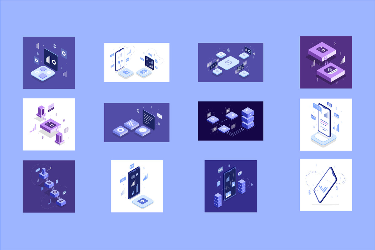 Technology isometric 3d vector, a Technology Illustration by foxndeer (Photo 2 of 4)