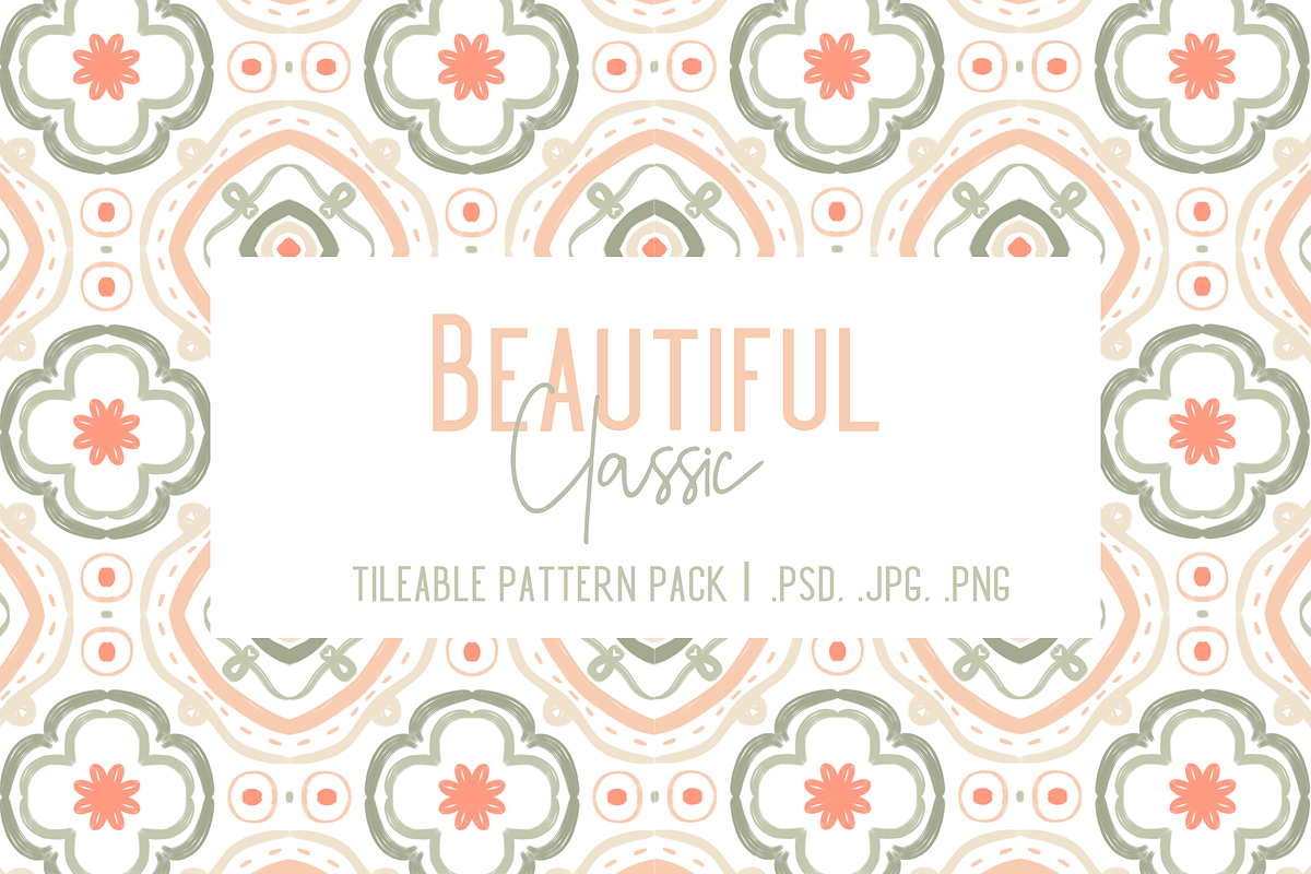 Peaches and Sage Seamless Patterns, a Pattern Graphic by TheLegacyBrandingCo (Photo 14 of 14)