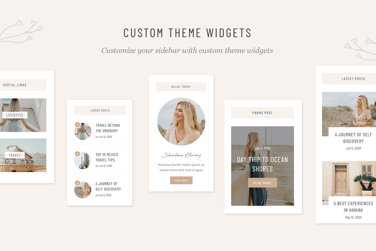 Sharlene - A Personal Blog Theme, a WordPress Template by GiaThemes (Photo 3 of 4)