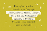 Honeyglow, a Serif Font by Bruised Goods (Thumbnail 5 of 14)