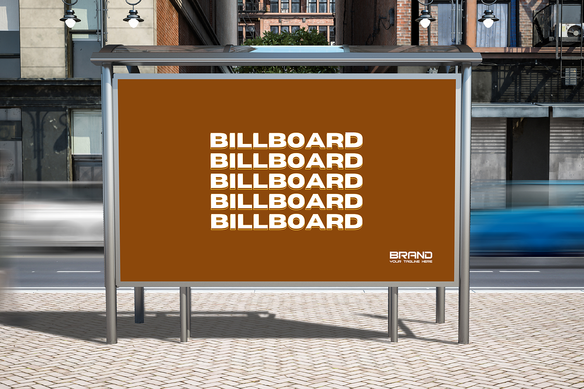 Sidewalk Billboard Mockup, a Product Mockup by Mockupfit (Photo 1 of 2)