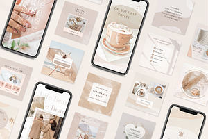 Aesthetic Instagram Template CANVA