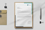Clean Letterhead Word, a Stationery Template by ResumeDevisers (Thumbnail 1 of 7)