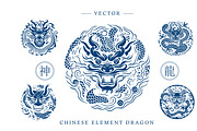 Chinese New Year of the dragon, an Animal Illustration by DesignFolioHub (Thumbnail 1 of 4)