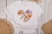 Halloween Heart PNG Sublimation, a Work Illustration by CraftArtStudio (Thumbnail 3 of 4)