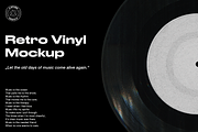 Retro Vinyl Mockup, a Product Mockup by A-Studio (Thumbnail 1 of 7)