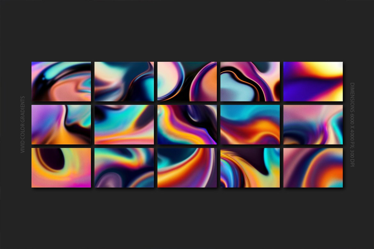 Durga — Abstract Gradient Textures, a Texture Graphic by Milka (Photo 7 of 9)