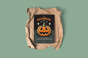 Halloween Poster + Social Media, a Social Media Template by Juru Rancang Graphic (Thumbnail 2 of 3)