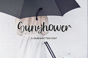 Sunshower Script, a Script Font by Beck McCormick (Thumbnail 1 of 10)