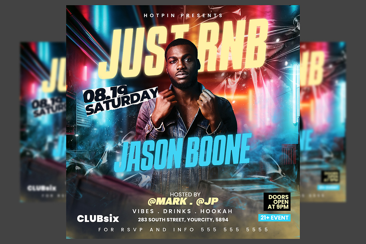 Dj Flyer Template, a Flyer Template by Hotpin (Photo 1 of 2)