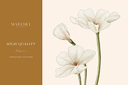 Floral Flow, Romantic Repeat Pattern, a Pattern Graphic by Marchel Studio (Thumbnail 2 of 4)