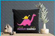 Mommysaurus Mother Dinosaur Mommy, a Graphic by Creativeusart (Thumbnail 4 of 4)
