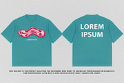 Realistic T-shirt Mockup 3, a Shirt Mockup by Uncentrifuged Pressure (Thumbnail 3 of 4)
