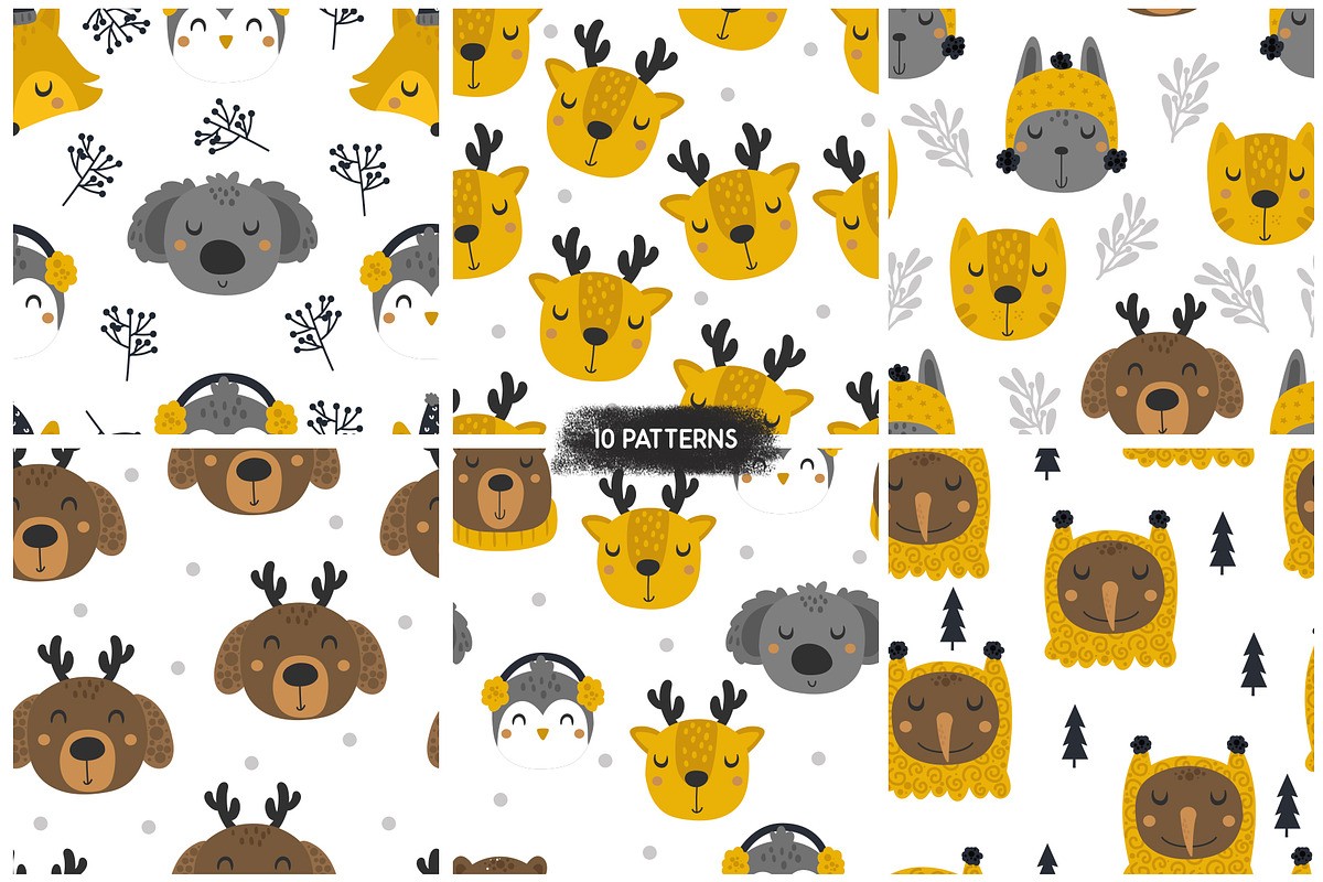 Merry Christmas -  Christmas Animals, an Animal Illustration by Sumacj (Photo 5 of 7)