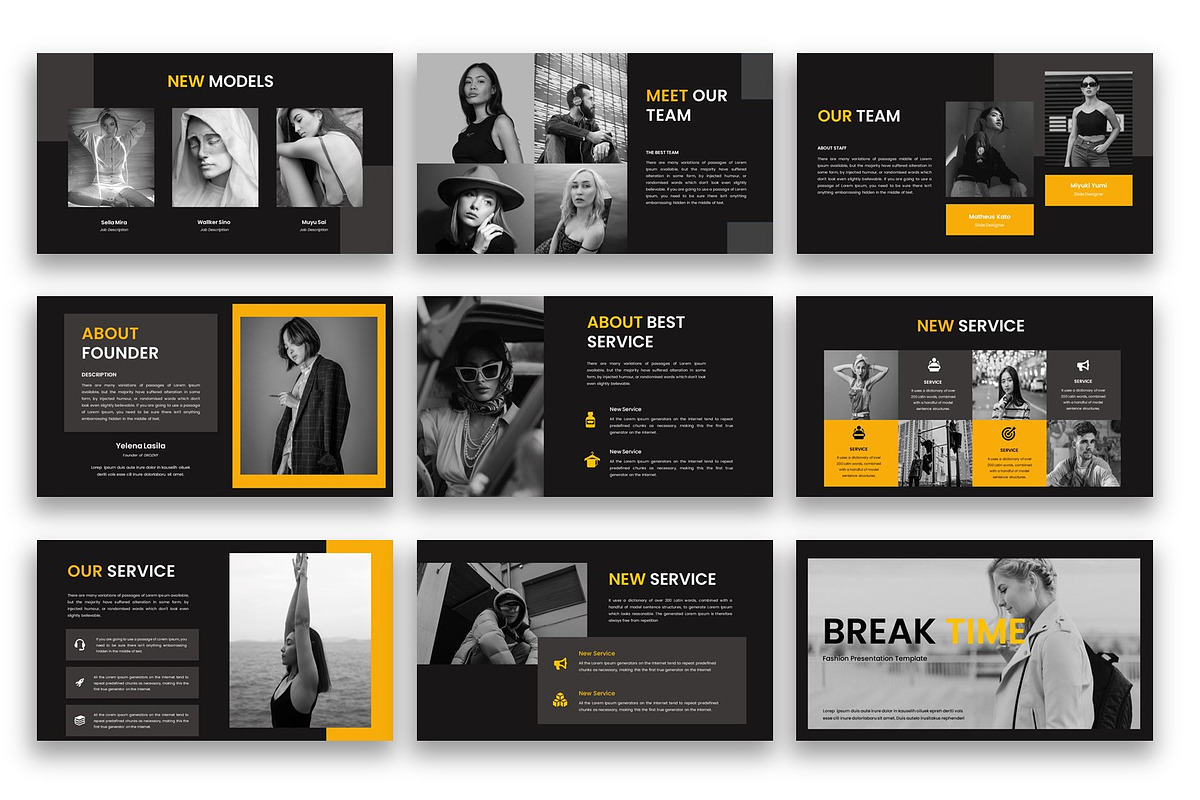 Grozny – Fashion Keynote Template, a Presentation Template by kreatifreya (Photo 3 of 5)