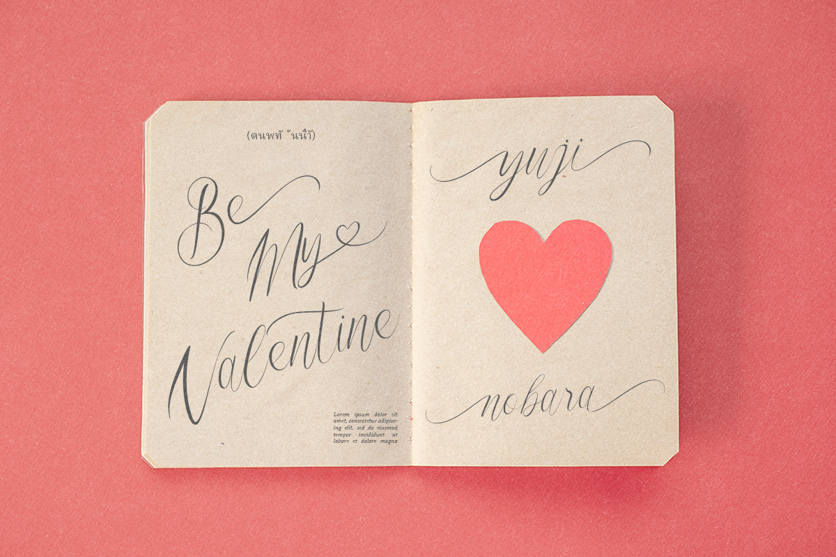 Alice Simon - Valentine Modern Font, a Script Font by Pandeka Studio (Photo 10 of 10)