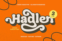 Hadlen - Playful Retro Serif