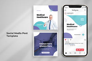 Medical Healthcare Social Media Post