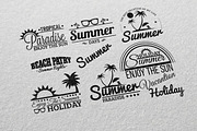 8 Summer Retro Labels, a Branding & Logo Template by Arys Design (Thumbnail 3 of 3)