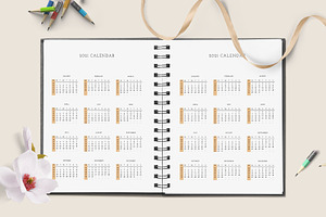 Canva 2021 Calendar Template