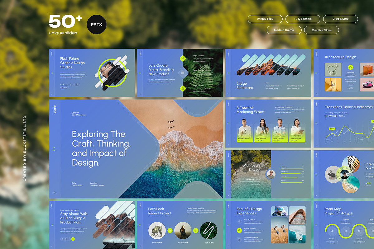 Esent Presentation Template Design