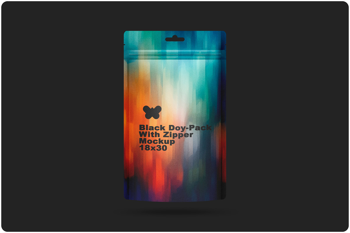 Black Coffee Bag Mockup, a Packaging Mockup by Reformer Mockup (Photo 2 of 4)