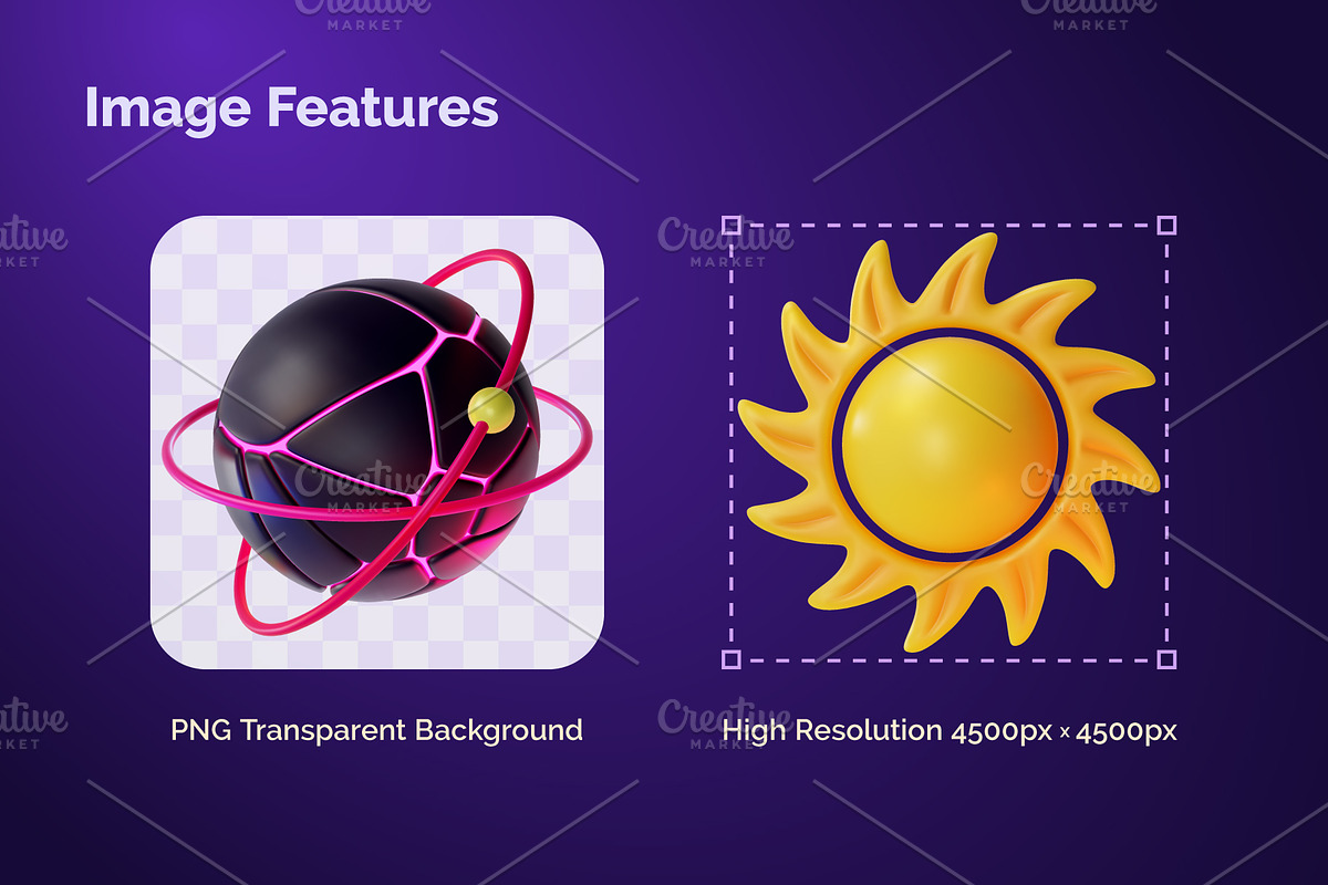 3d Space  Set Illustration, a 3D by 35lab (Photo 4 of 6)