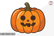 Halloween Pumpkin Clipart Bundle, a Graphic by crative8112 (Thumbnail 5 of 10)