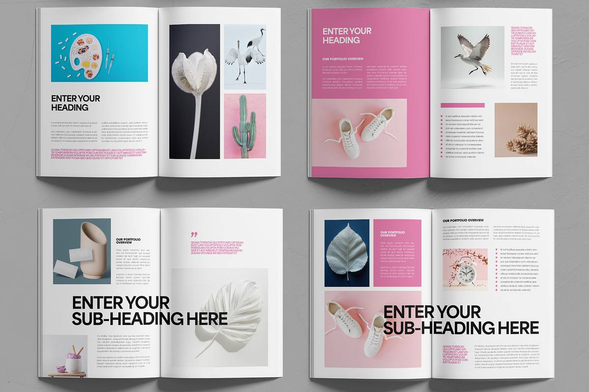 Modern Portfolio Magazine Template, a Magazine Template by MightyDesign (Photo 3 of 6)