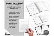 Gratitude Journal Printable Bundle, a Templates & Theme by Templatables (Thumbnail 3 of 10)