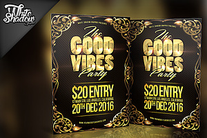 Good Vibes Party Flyer