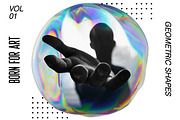 3D abstract dispersion glass, an Object Graphic by Polli Deeva (Thumbnail 6 of 12)