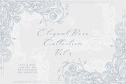 Elegant Rose Collection Vol 1, a Decorative Illustration by AW Studios (Thumbnail 1 of 10)