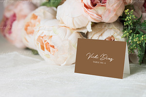 Place Card Mockup,Business Card Mock