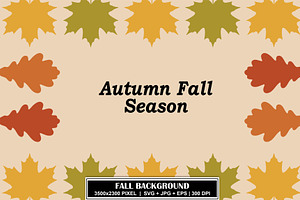 Autumn Fall Season Leaves Background