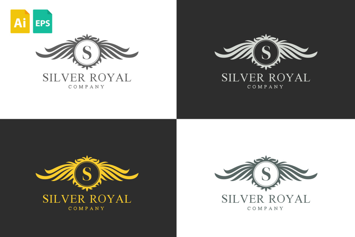 Silver Royal Logo, a Branding & Logo Template by Schneider Design Store (Photo 3 of 3)