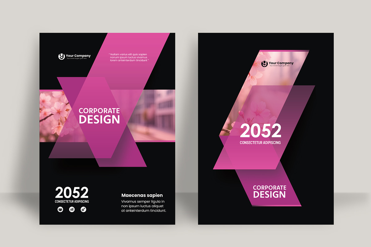 Corporate Book Cover Template, a Marketing Template by WheelieMonkey (Photo 2 of 2)