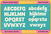 Mavelo Retro Sans Serif, a Sans Serif Font by Letterhend Studio (Thumbnail 7 of 10)