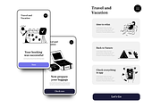 44 UX Illustration | Vacation, a Seasonal Illustration by Directico Design Kit (Thumbnail 2 of 8)